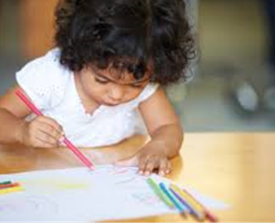 Child writing 